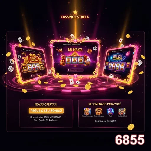Interface com jogos do cassino 6855 para jogadores VIP.