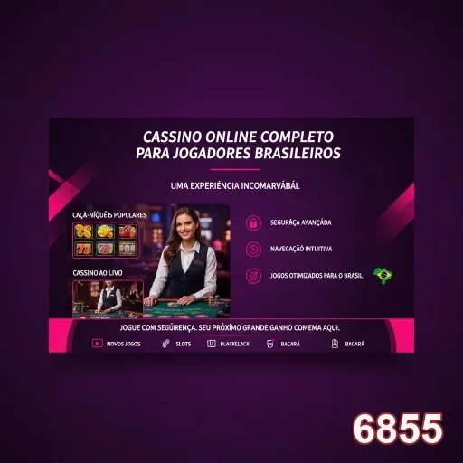 Jogadora de cassino online com jogos populares no 6855.