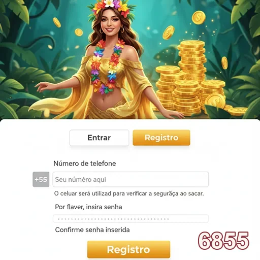 Interface de registro da 6855 com foco em VIPs e segurança.