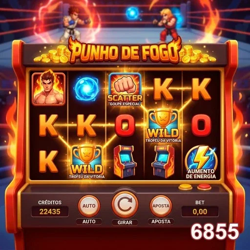 Slot do jogo Punho de Fogo no site 6855.