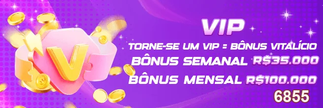 Interface de serviços VIP do 6855 com bônus em destaque.