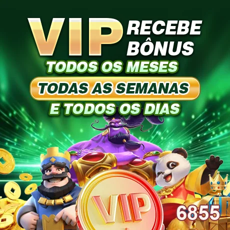 Interface mostrando recompensas VIP da plataforma 6855.
